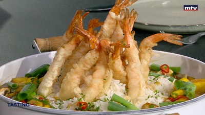 Shrimp in oyster sauce