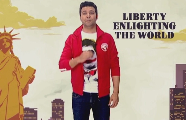 Liberty Enlighting Of The World 30 May 2014