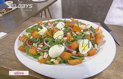 Chickpeas and Pumkin Salad - 19 Sep 2014