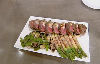 Beef Fillet with Goat Cheese