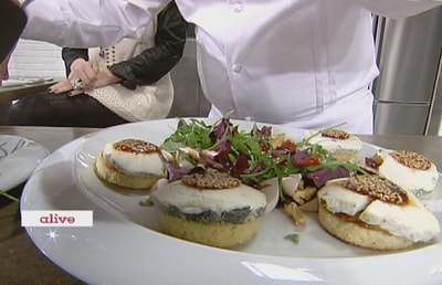 Caramelized Apple - Goat Cheese on Brioche