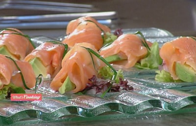 Smoked Salmon Paupiette With Shrimp  27 Jan 2015