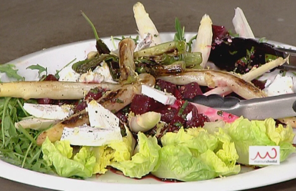 Beetroot Goat Cheese - Asparagus Salad 30 Jan 2015