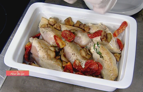 Stuffed Chicken Breast With Ricotta And Eggplant