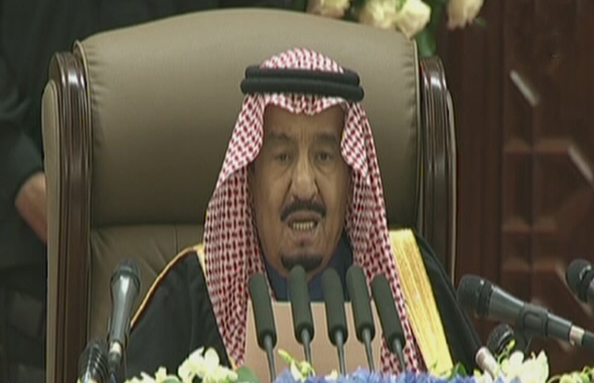 خطاب العاهل السعودي أمام  مجلس الشورى 