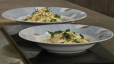 Pasta with pumpkin