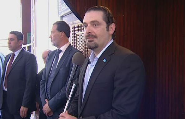 الحريري في الطريق الجديدة 