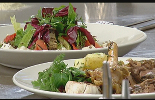 Insalata di Feta - Stinco di agnetto