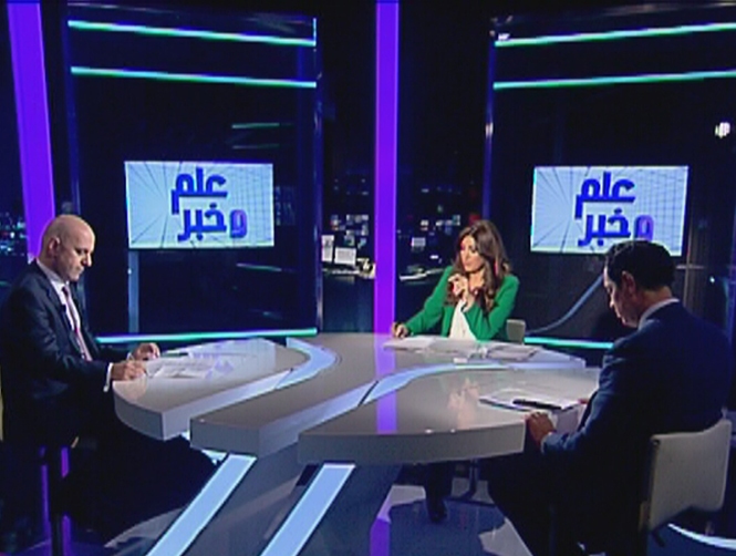 الدكتور أنطوان سعد والسيد غسان حاصباني 