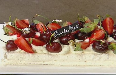 Pavlova Cherries Coconut
