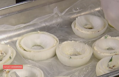 Onion and Mozzarella rings