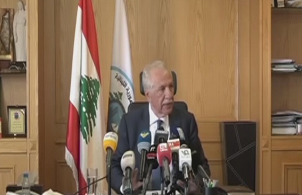مؤتمر صحافي لزعيتر