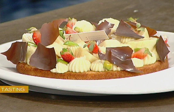 Banana Almond Tart 