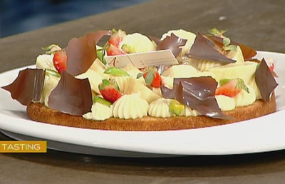 Banana Almond Tart 