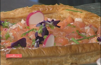 Potato Kebbeh With Marinated Salmon