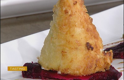 Goat Cheese With Beetroot