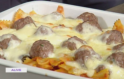 Gratinated Pasta And Meat