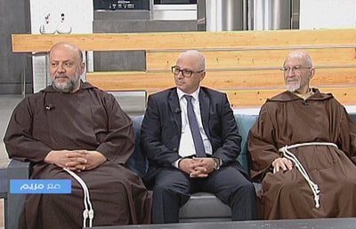 تمثال اليوبيل لسيدة فاطيما في لبنان - الأب أندره رزق الله - الأب شارل شلهب - جوزيف غريب