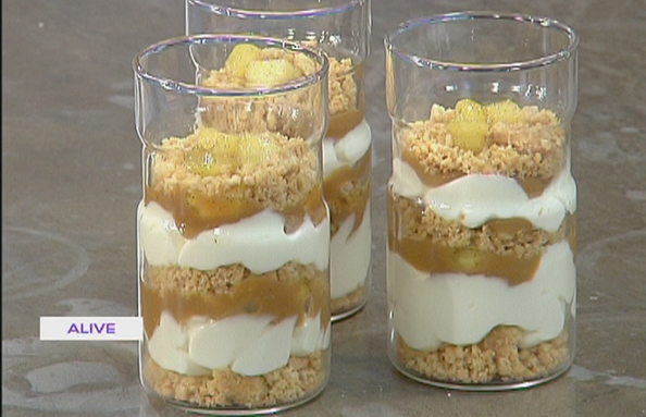Caramel Apple Trifle Jars