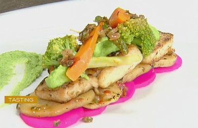 Pan Fried Sea Bass 29 Jun 2017
