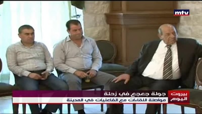 جولة جعجع في زحلة