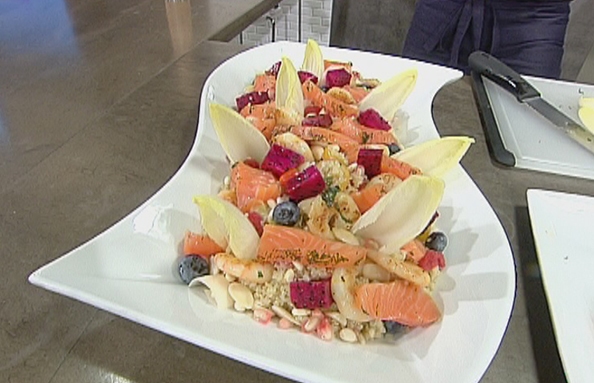 Shrimp And Salmon Salad