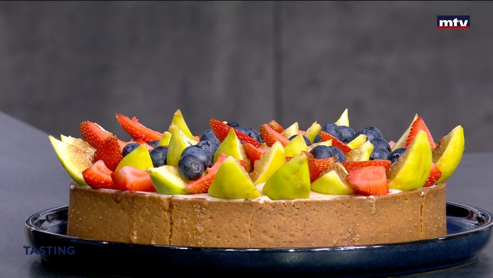 Tart with figs and frambois