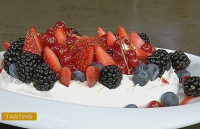 Pavlova With Red Fruits