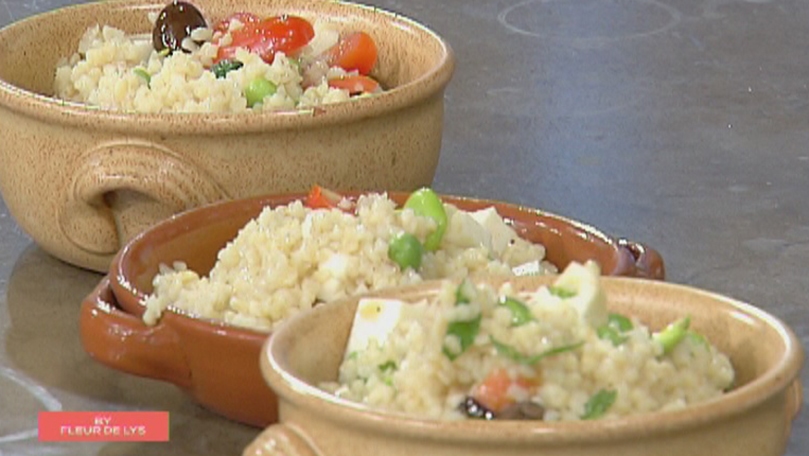 Bourghol with Shrimp