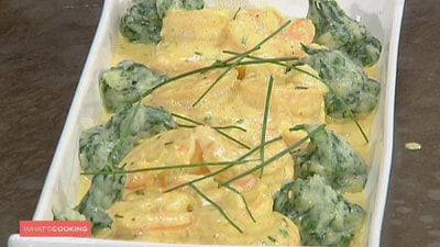 Poached Salmon And Shrimp