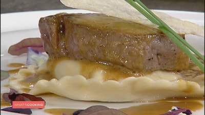 Beef filet and Goat cheese