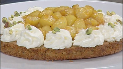 Walnut and Apple Tart 