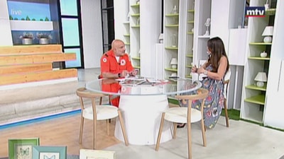 سيريل شمعون - التحفيز على التطوع في الصليب الأحمر 