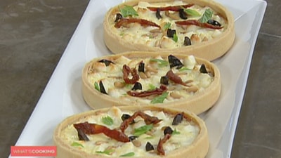 Halloum and Akkawi Quiche 