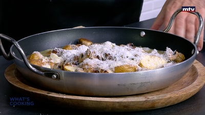 Chicken with parmesan cheese
