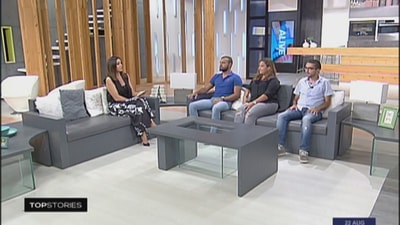 شربل عاقوري - جول صفير - رندي عيسى - عمل تطوعي جماعي لتنظيف شوطيء لبنان 
