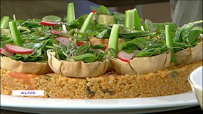 برغل على بندورة