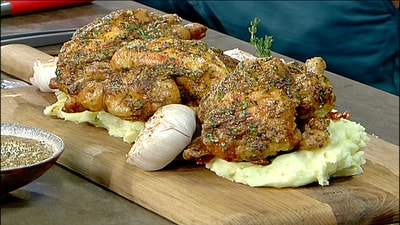 Cookley Chicken with Potato and wasabi 