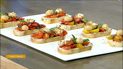 Tomato Open Face Sandwich