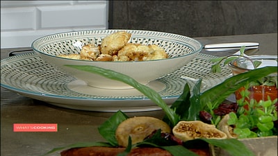 Banana Cake - cauliflower with sauce