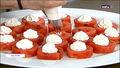 Watermelon And Fetta Mousse