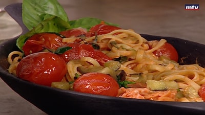 Spaghetti With Salmon