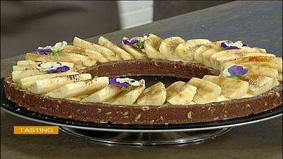 Banana Almond Tart