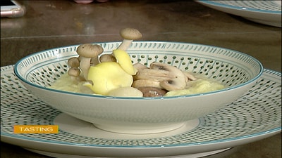 Gnocchi with pumpkin cream