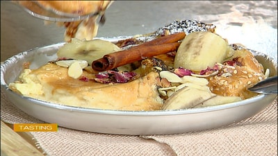  Roasted cabbage with vegetable peel