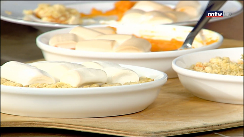 بطاطا حلوة مع المارش مالو	