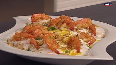 Shrimp fatteh