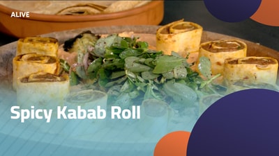 Spicy Kabab Roll