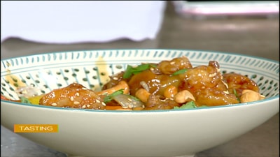 Shrimp Oyster Honey Sauce
