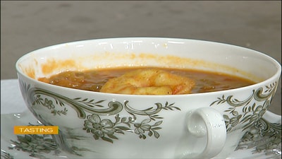 Lentil Soup With Shrimps